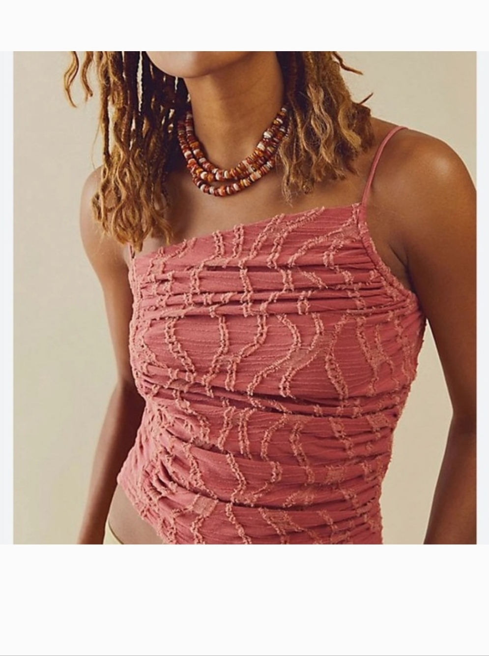 Free People Sand Dunes Ruched Tank